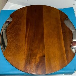 Nambé Cheese Block with Knife and Spreader